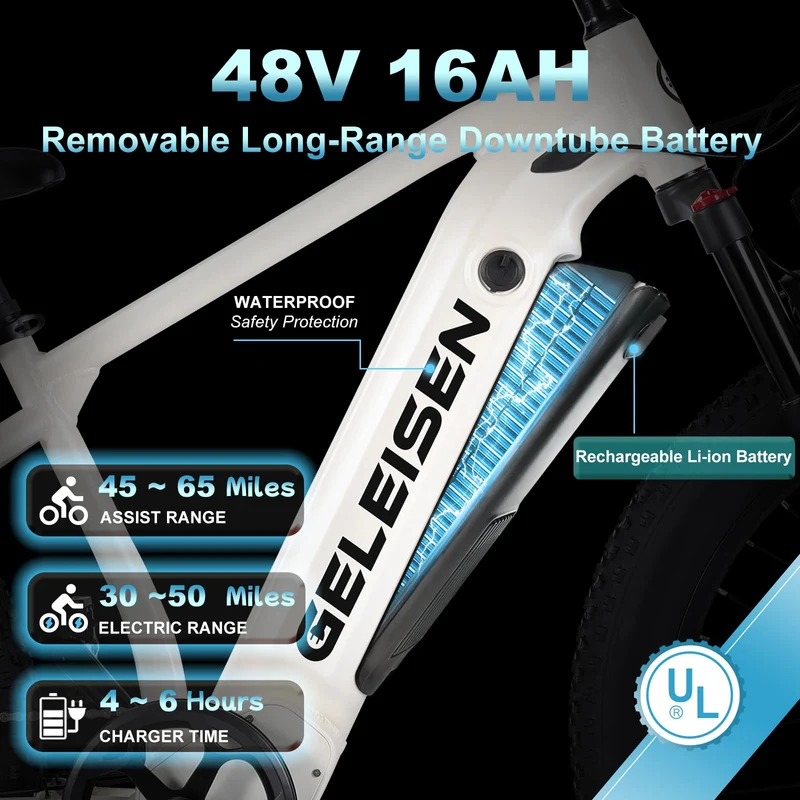 GELEISEN ME-60 Electric Bike Canada | Fat Tire E-Bike