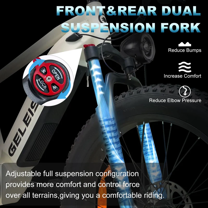 GELEISEN ME-60 Electric Bike Canada | Fat Tire E-Bike