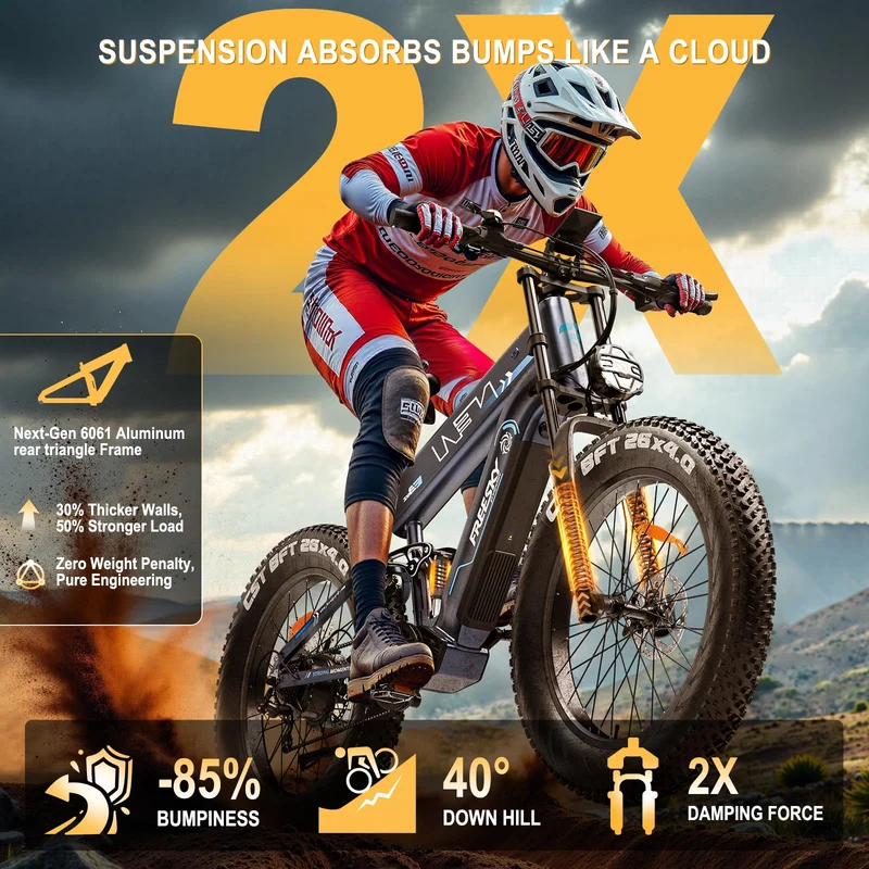 FREESKY Alaska Electric Fat Tire Bike 2500W– Dual Battery Long-Range E-Bike (Canada)