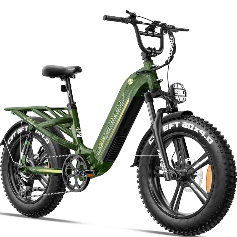 FREESKY Rocky Pro A-320 Step-Thru Fat-Tire E-Bike (48V 25Ah, 72–145 km Range).