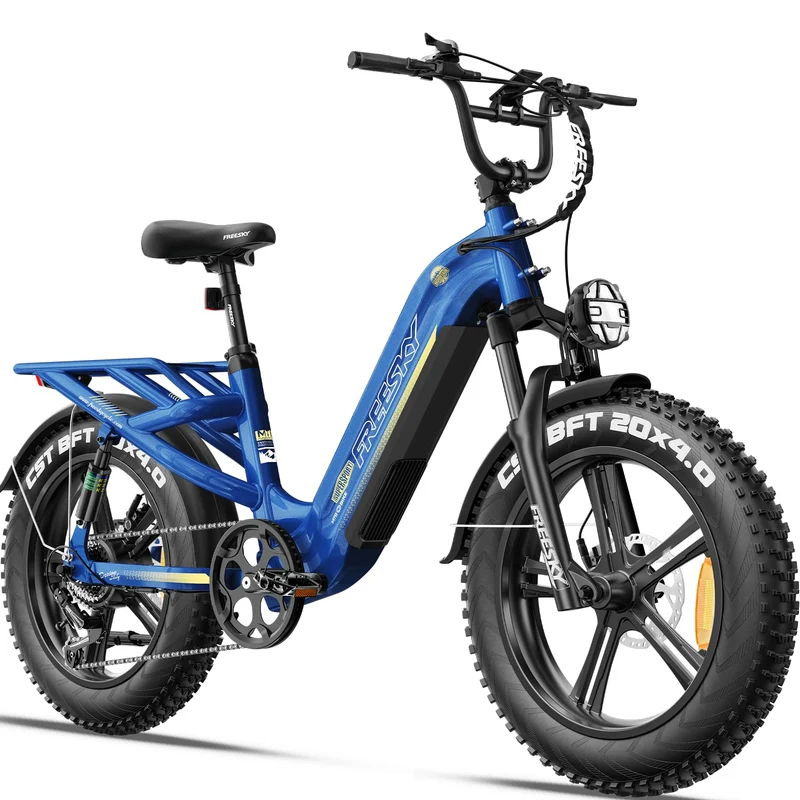 FREESKY Rocky Pro A-320 Step-Thru Fat-Tire E-Bike (48V 25Ah, 72–145 km Range).