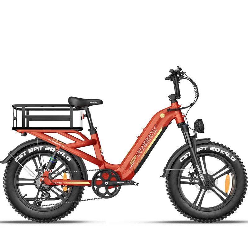 FREESKY Rocky Pro A-320 Step-Thru Fat-Tire E-Bike (48V 25Ah, 72–145 km Range).