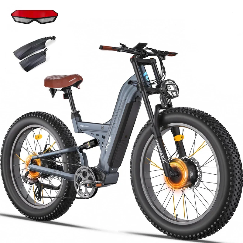 FREESKY Warrior Pro Dual-Motor Electric Bike – Long-Range Fat Tire E-Bike Canada