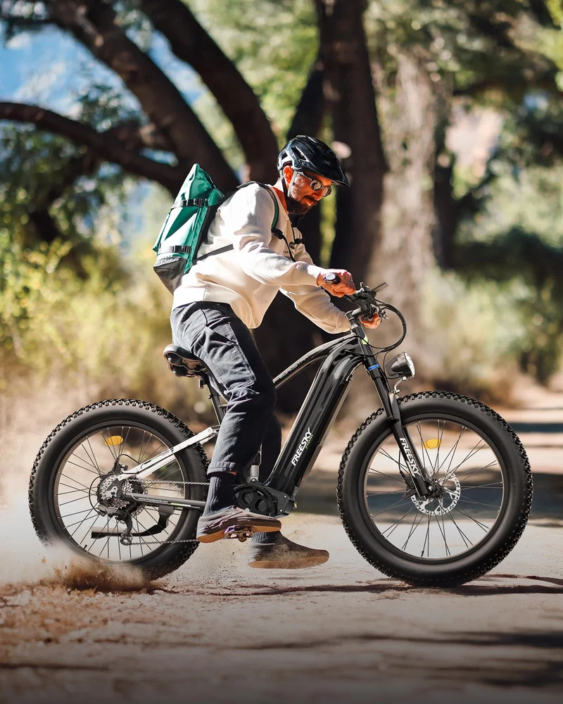 FREESKY Eurostar Ultra Electric Fat Tire Bike – 1000W, Full Suspension, Canada Edition