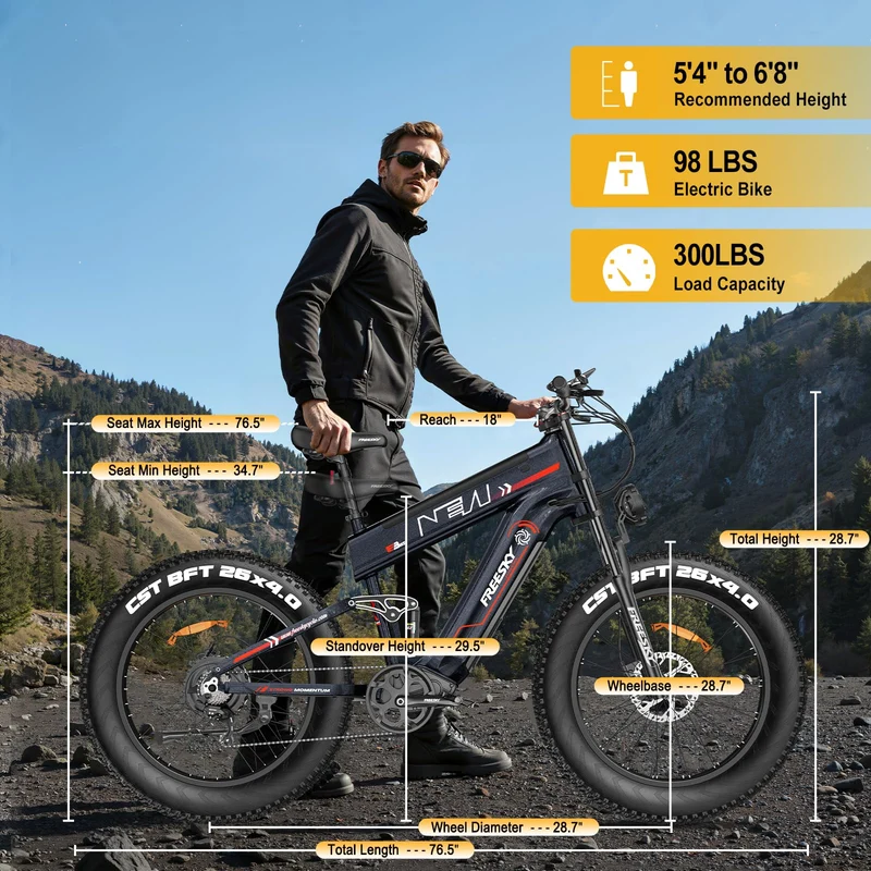 FREESKY Alaska Pro Dual-Battery Fat Tire Electric Bike (Canada Edition)
