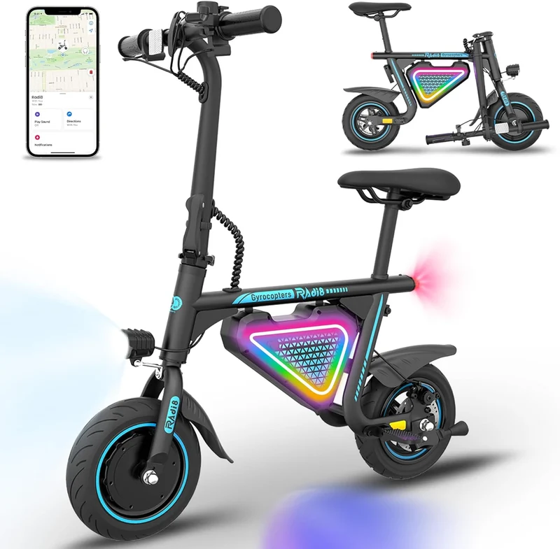 Gyrocopters Radi8 Electric Scooter – Kids & Teens E-Bike Canada