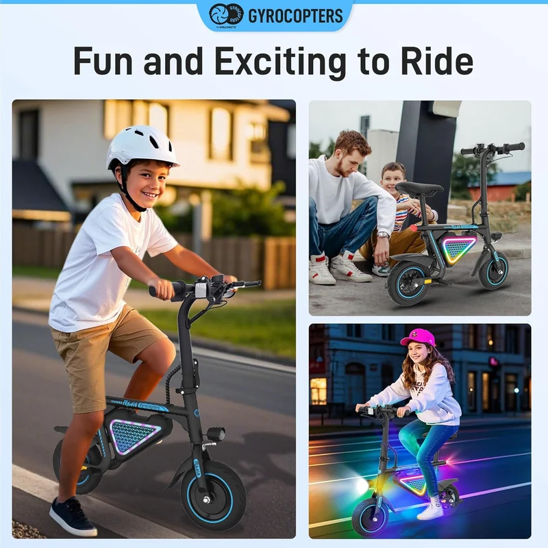 Gyrocopters Radi8 Electric Scooter – Kids & Teens E-Bike Canada