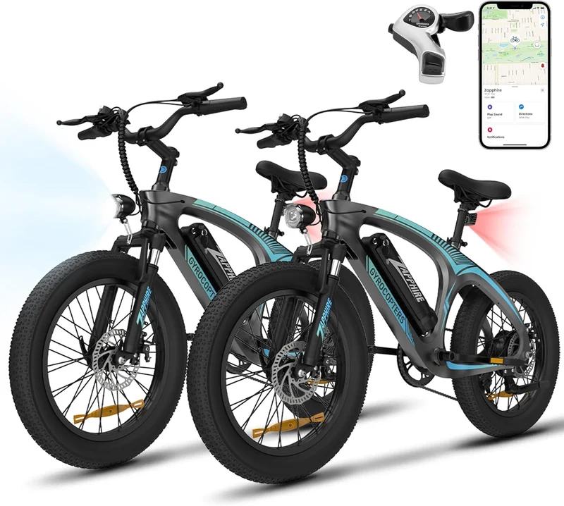 Gyrocopters Zapphire 500W Fat-Tire E-Bike Canada