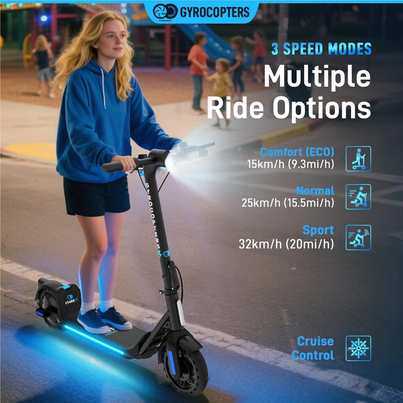 Gyrocopters Flash 6.0 Electric Scooter Canada – 30 km Range