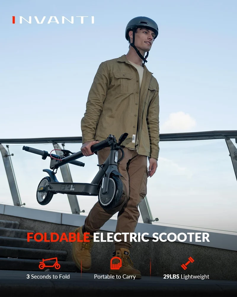 INVANTI E30 Electric Scooter – Foldable 350W Canada