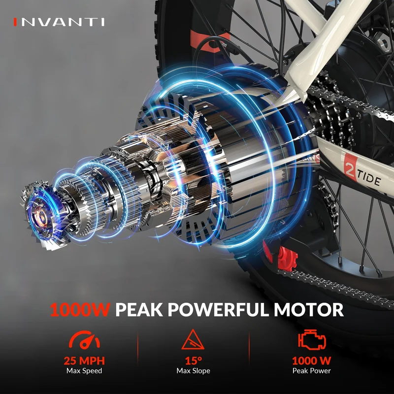 INVANTI EB11 Folding Fat-Tire Electric Bike Canada
