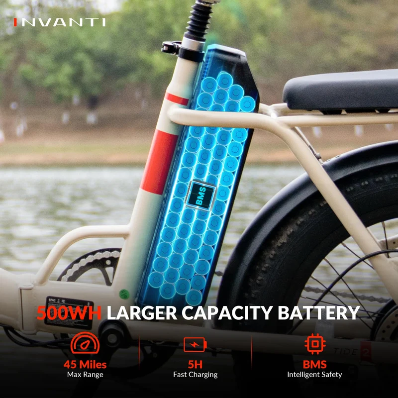 INVANTI EB11 Folding Fat-Tire Electric Bike Canada