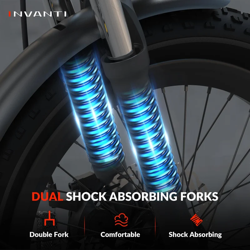 INVANTI EB11 Folding Fat-Tire Electric Bike Canada