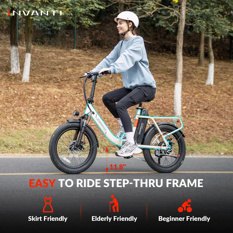 INVANTI EB11 Folding Fat-Tire Electric Bike Canada