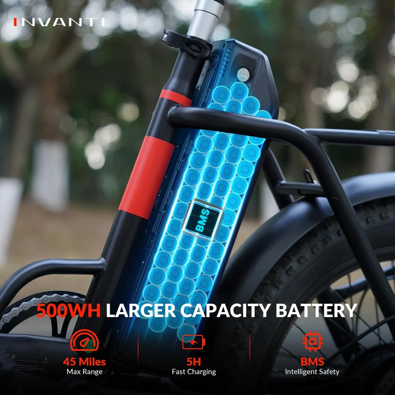 INVANTI EB11 Folding Fat-Tire Electric Bike Canada