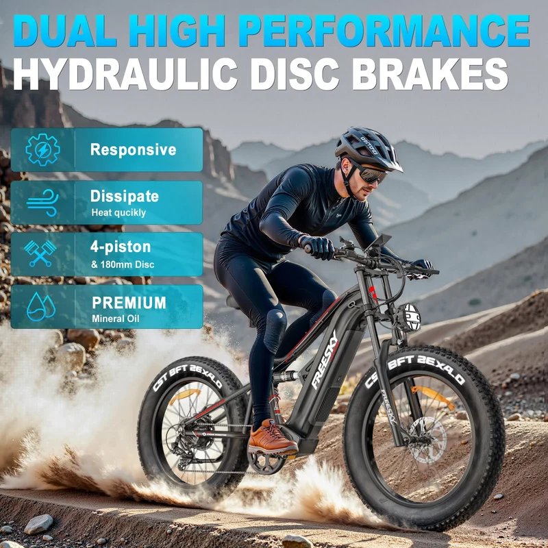 FREESKY Swift Horse Pro Electric Fat-Tire Ebike – 48 V 30 Ah Samsung | Canada-Ready Adventure