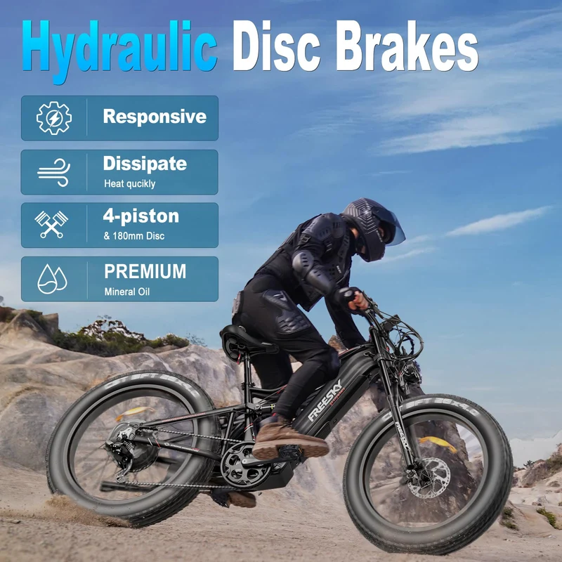 FREESKY Swift Horse Pro Electric Fat-Tire Ebike – 48 V 30 Ah Samsung | Canada-Ready Adventure