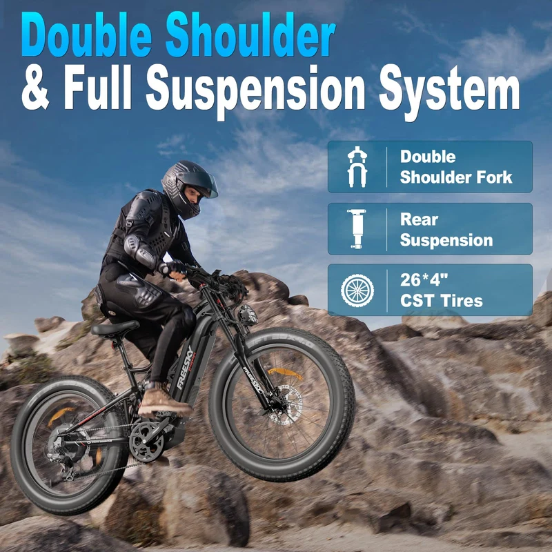 FREESKY Swift Horse Pro Electric Fat-Tire Ebike – 48 V 30 Ah Samsung | Canada-Ready Adventure