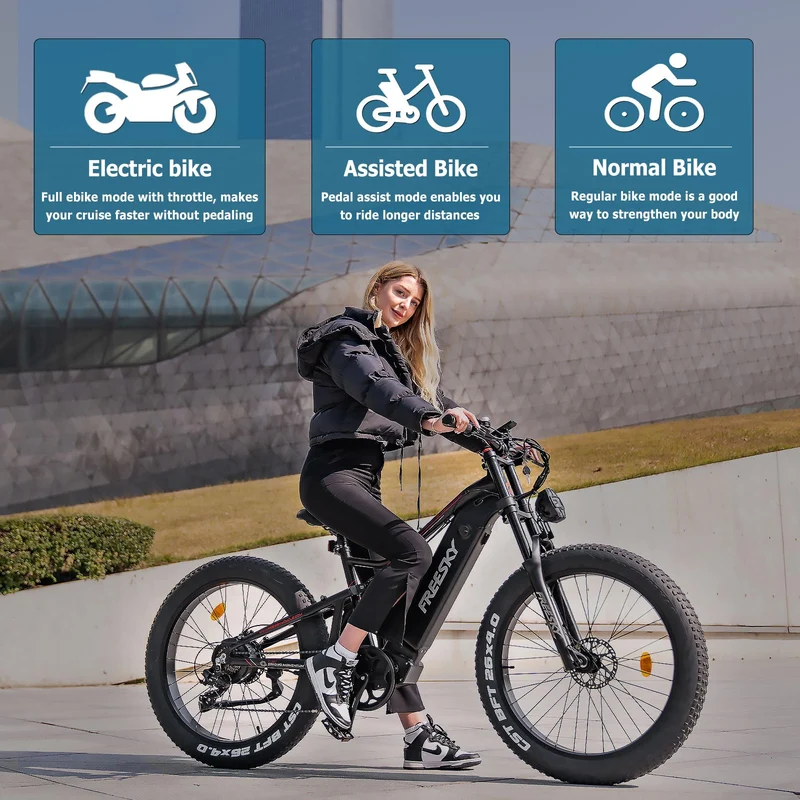 FREESKY Swift Horse Pro Electric Fat-Tire Ebike – 48 V 30 Ah Samsung | Canada-Ready Adventure