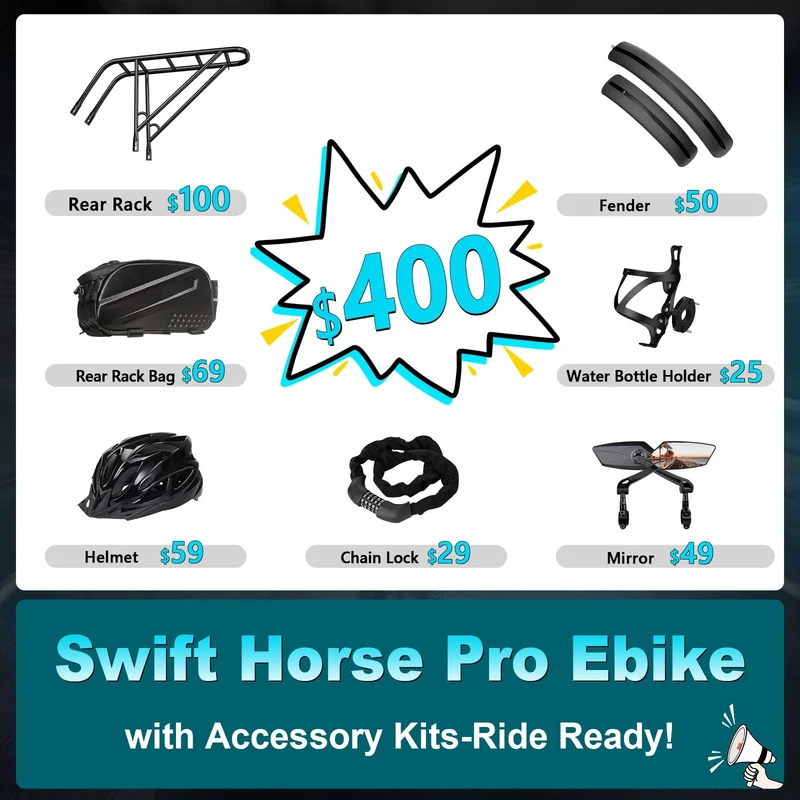 FREESKY Swift Horse Pro Electric Fat-Tire Ebike – 48 V 30 Ah Samsung | Canada-Ready Adventure