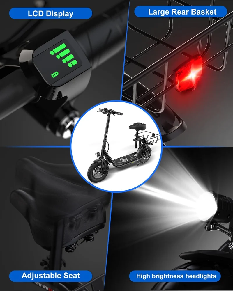 ZDZA ZD06 Electric Scooter 800W Peak Motor – Canada-Wide Shipping