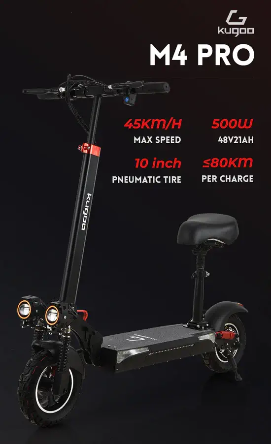 KUGOO M4 Pro 500W Electric Scooter Canada