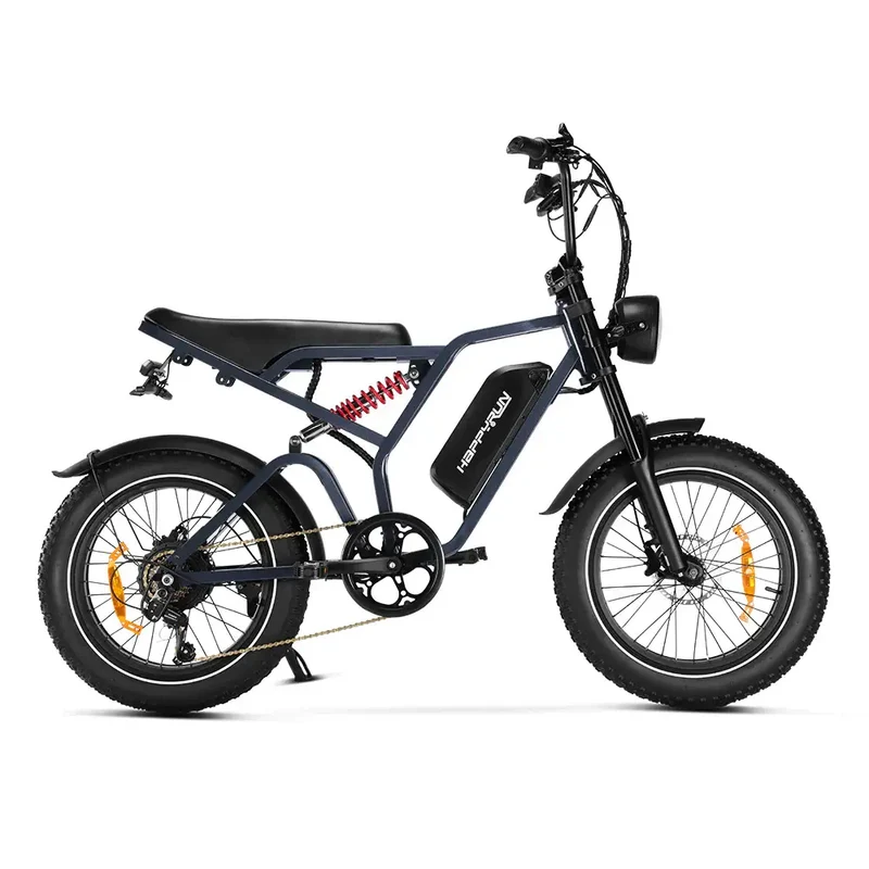 Happyrun Tank G60 Pro [CANADA shipping] 1000W Moped Style Offroad Electric Bike Fat Tire- Max Speed 57kph, Range 120km
