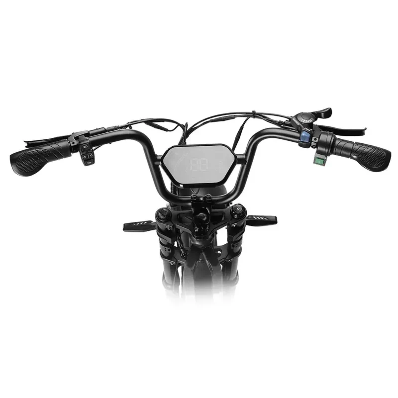 Happyrun Tank G60 Pro [CANADA shipping] 1000W Moped Style Offroad Electric Bike Fat Tire- Max Speed 57kph, Range 120km