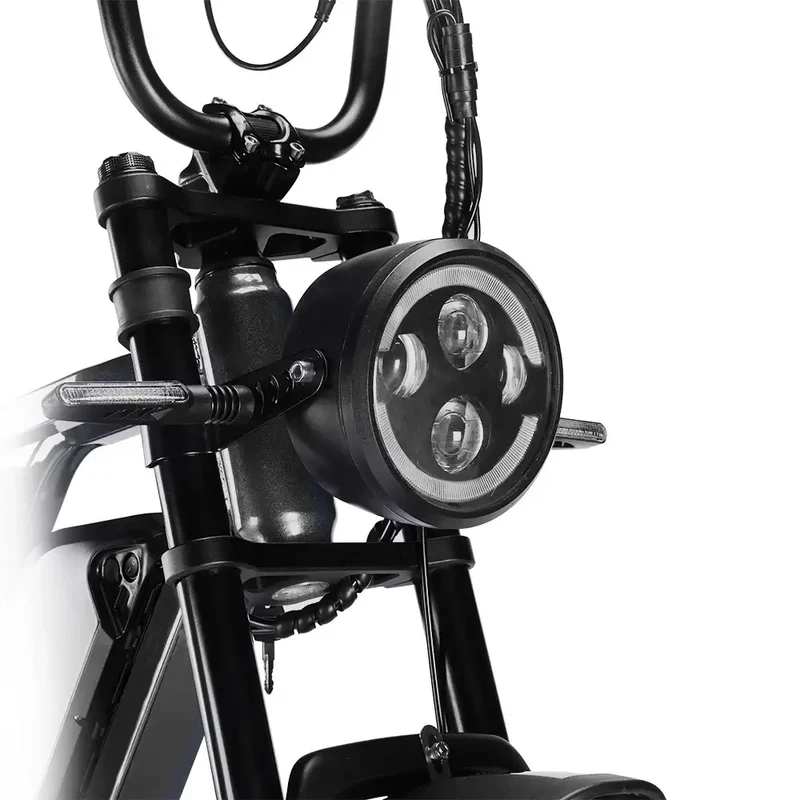 Happyrun Tank G60 Pro [CANADA shipping] 1000W Moped Style Offroad Electric Bike Fat Tire- Max Speed 57kph, Range 120km