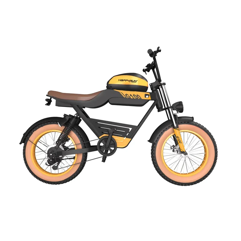 Happyrun Tank G100 Dual Battery Electric Motor Bike-Top Speed 60kph, Range 135km