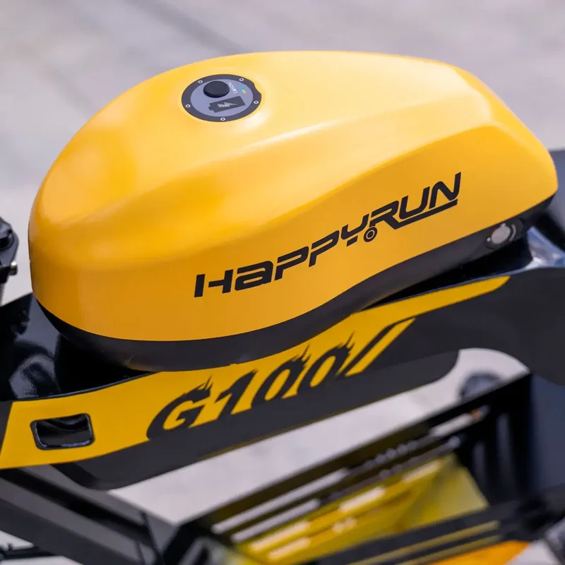 Happyrun Tank G100 Dual Battery Electric Motor Bike-Top Speed 60kph, Range 135km