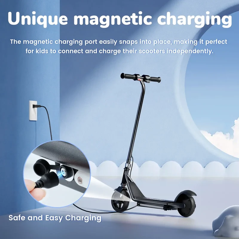 iScooter iK3 Electric Scooter, 150W Motor, LED Display for Kids Ages 6-14
