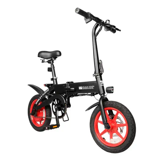 Smilee-S7 14" Folding Electric Bike - Max Speed 25 KPH, Range 35-40 KM