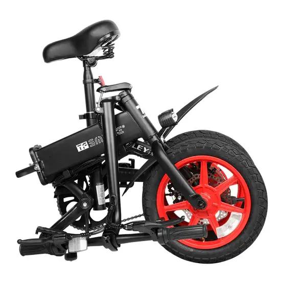 Smilee-S7 14" Folding Electric Bike - Max Speed 25 KPH, Range 35-40 KM