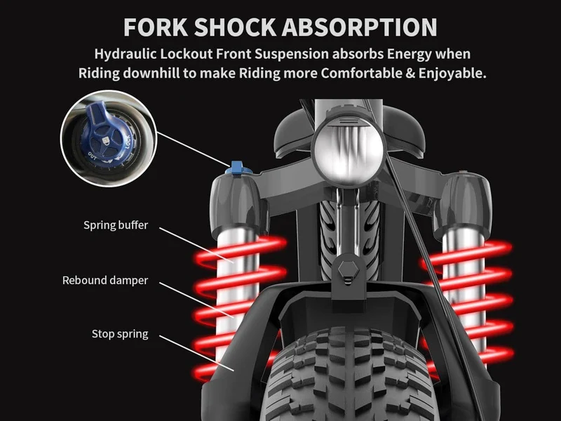 AOSTIRMOTOR S18 750W Full Suspension Fat Tire E-Bike Canada