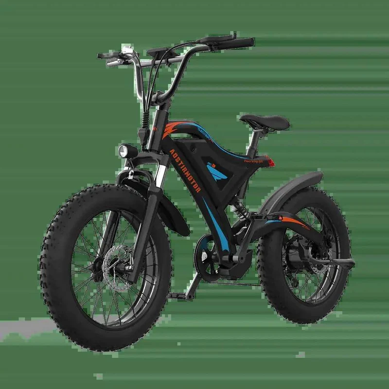AOSTIRMOTOR S18 Mini 500W Full Suspension E-Bike Canada