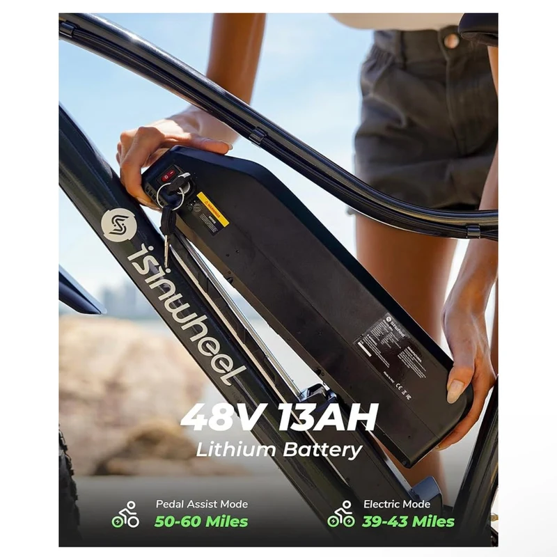isinwheel M10Plus Fat-Tire Electric Bike Canada