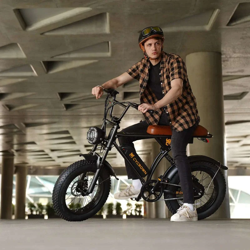 CycRun 750W Moped Style Electric Bike