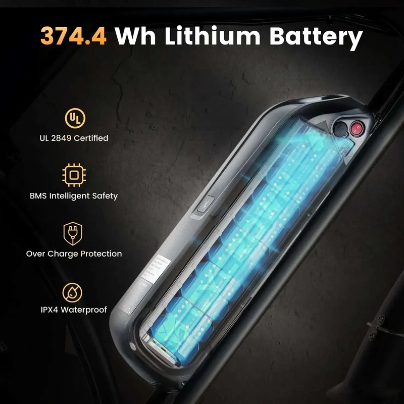 CycRun 750W Moped Style Electric Bike