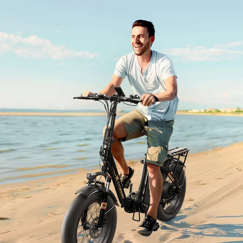 CycFree 120KM Long Range Electric Bike - Max Speed 32 KPH, Range 120 KM