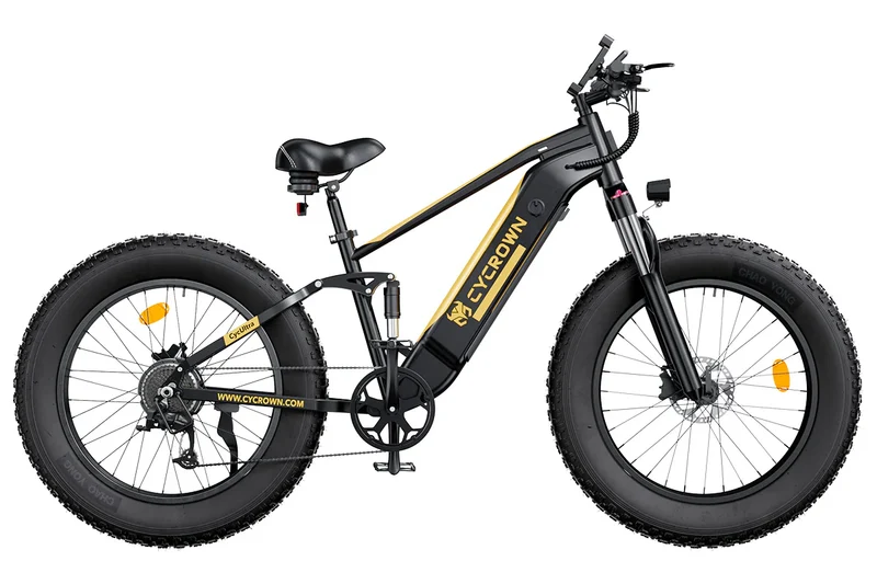 Cycrown Ultra Electric Bike for Adults- Max Speed 40KPH, Range 110 KM