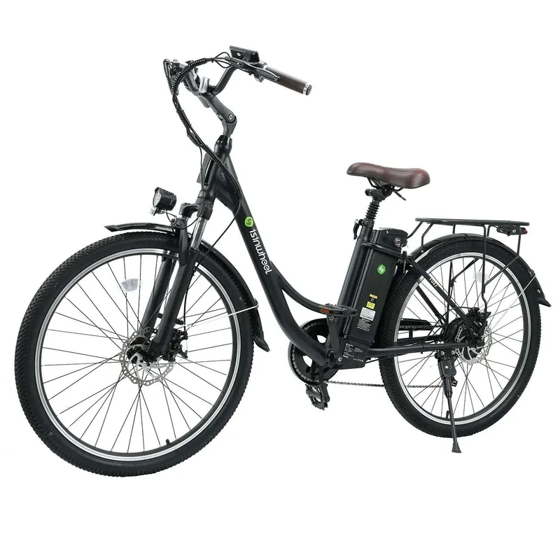 iSinwheel U2 Electric Cruiser Bike-Max Speed 32kph, Range48-72km