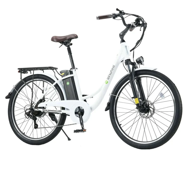 iSinwheel U2 Electric Cruiser Bike-Max Speed 32kph, Range48-72km
