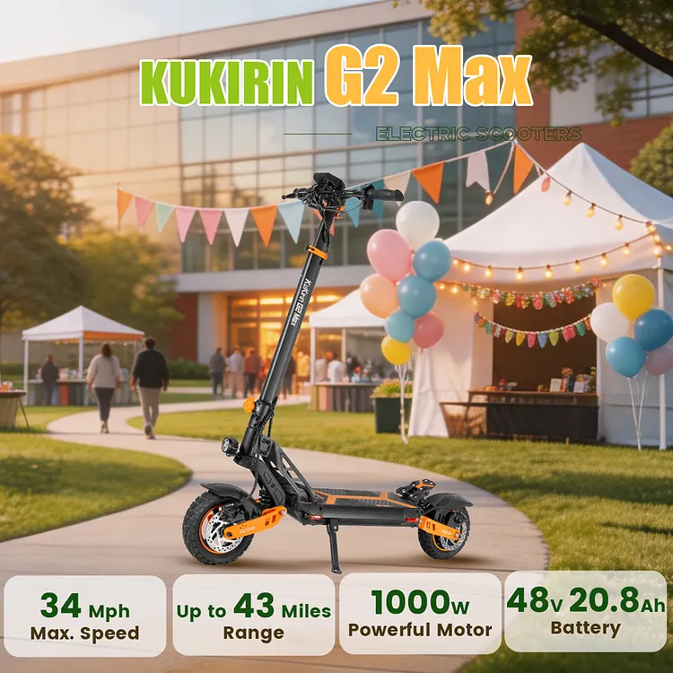 KuKirin G2 Max Electric Scooter Canada