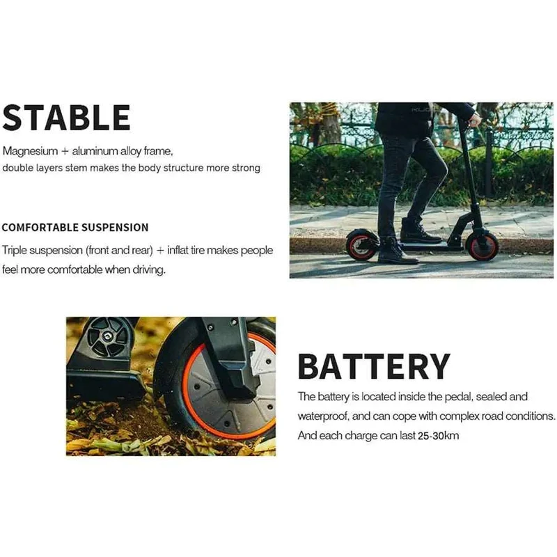 KUGOO M2 Pro 350W Folding Electric Scooter Canada