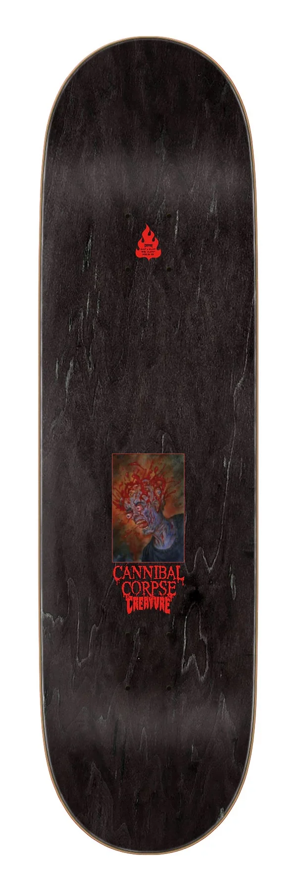 Creature Cannibal Corpse Skull and Blood Skateboard Deck