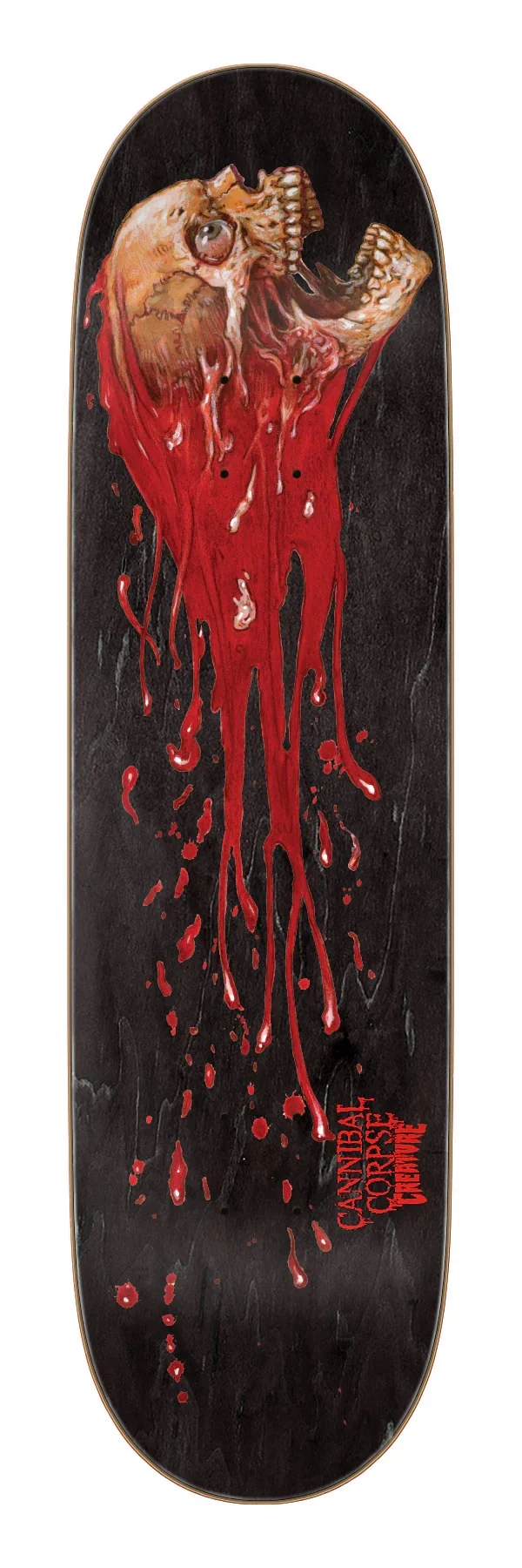 Creature Cannibal Corpse Skull and Blood Skateboard Deck