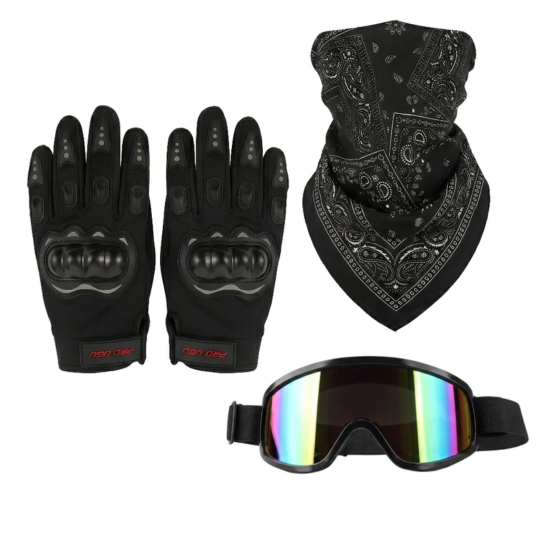 Matte Black Full-Face Helmet Kit