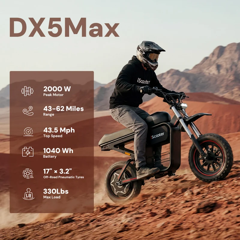 iScooter DX5Max Electric Bike