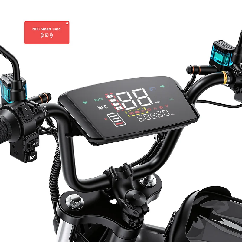 iScooter DX5 / DX5Pro Electric Scooter with Seat & Large Basket - Moped Style